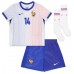 France Adrien Rabiot #14 Replica Away Minikit Euro 2024 Short Sleeve (+ pants)